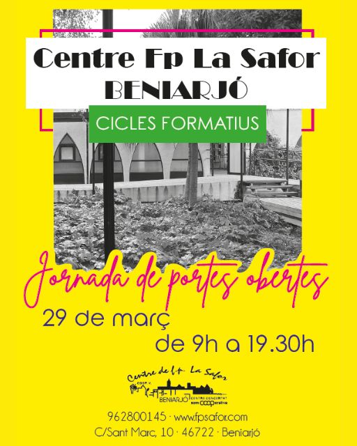 Portes obertes fp safor 2023